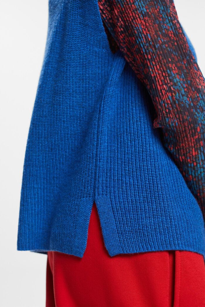 ESPRIT - Wool Blend Rib-Knit Vest at our online shop