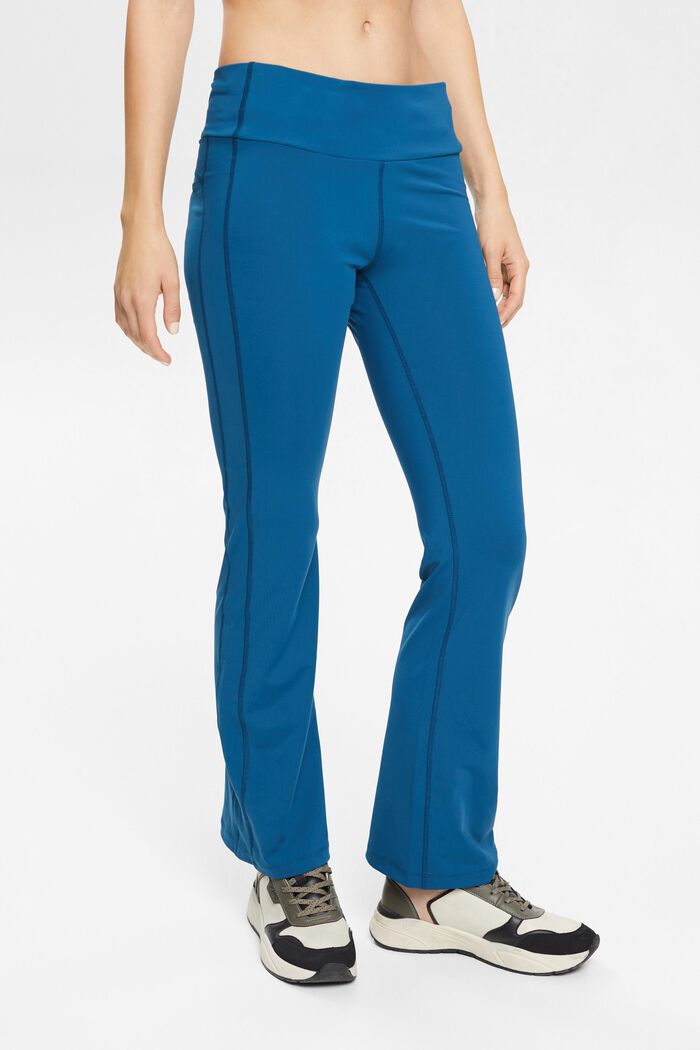 Flared sports trousers