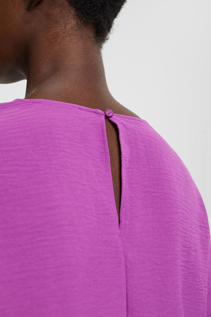 Blouse with cut-out, VIOLET, detail image number 4