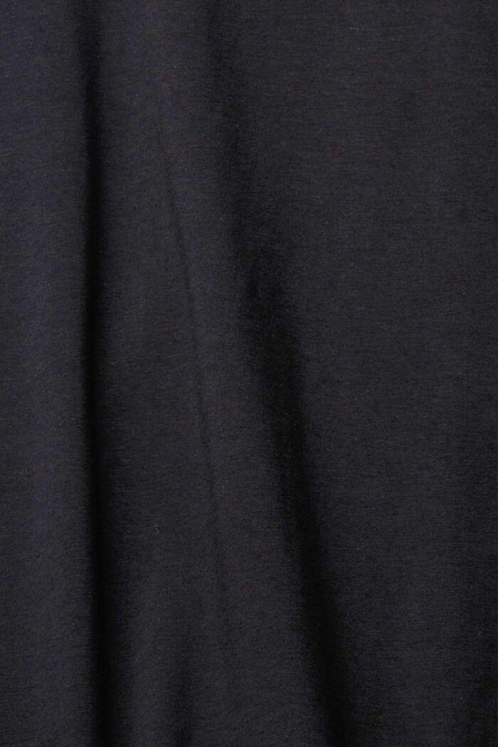 Jersey longsleeve, BLACK, detail image number 1