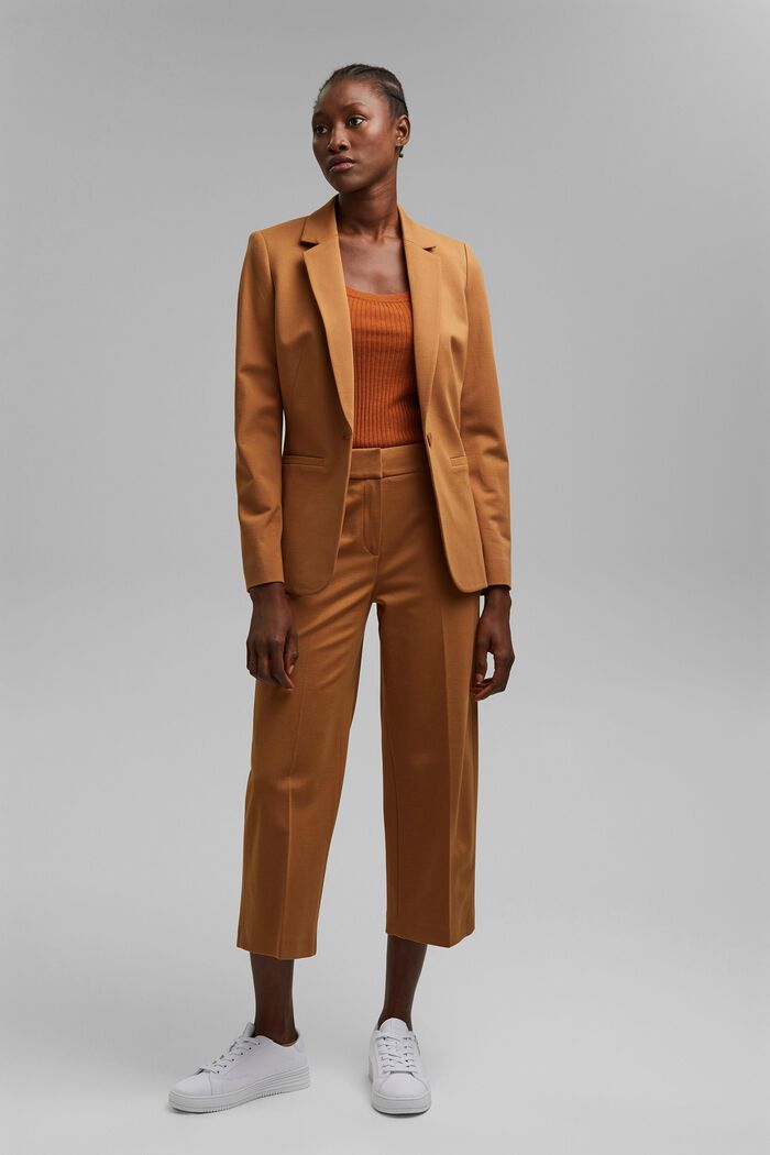 SOFT PUNTO mix + match trousers, CARAMEL, detail image number 1