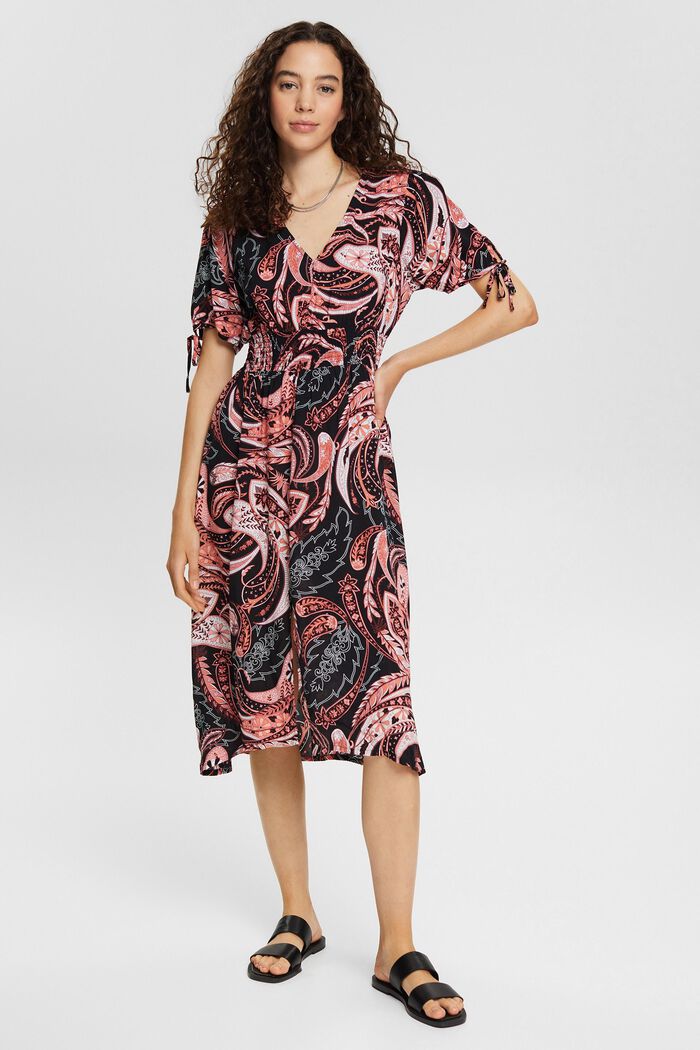 Dress with a paisley pattern, LENZING™ ECOVERO™