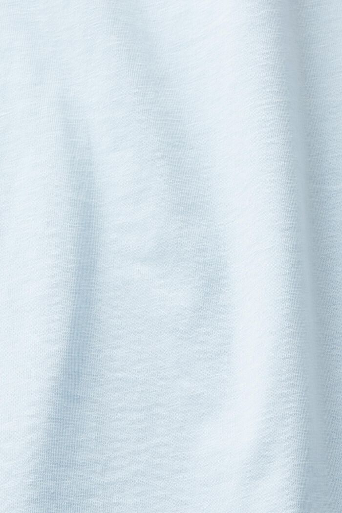 Top with square neckline, PASTEL BLUE, detail image number 5