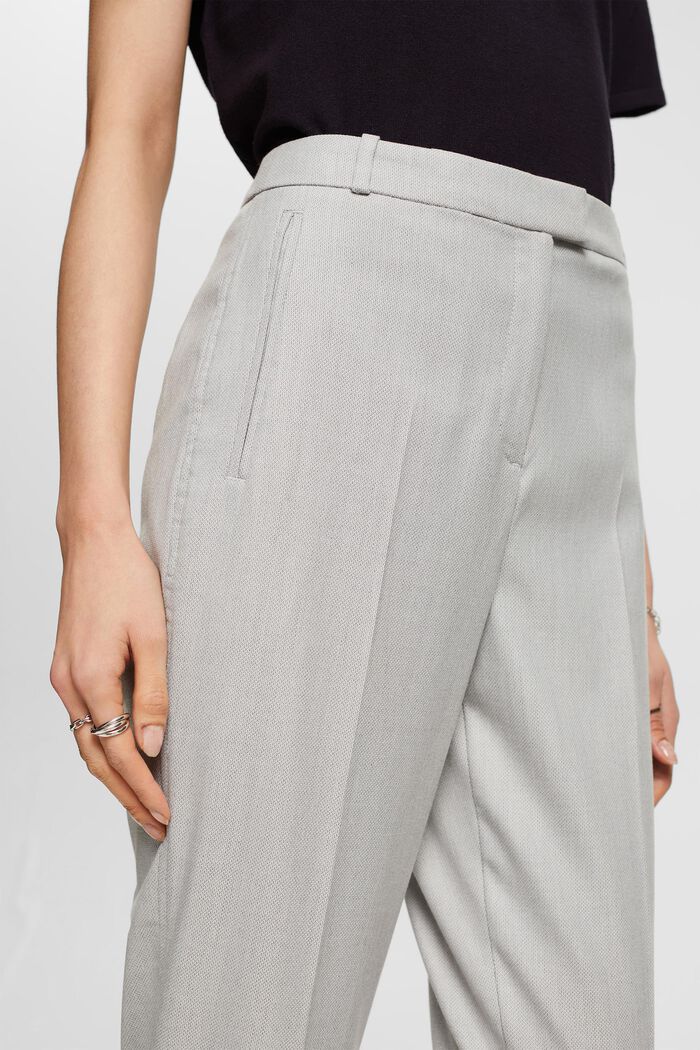 Cropped trousers, GREY, detail image number 2