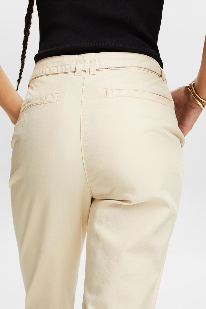 Belted Chino Pants, CREAM BEIGE, detail image number 2