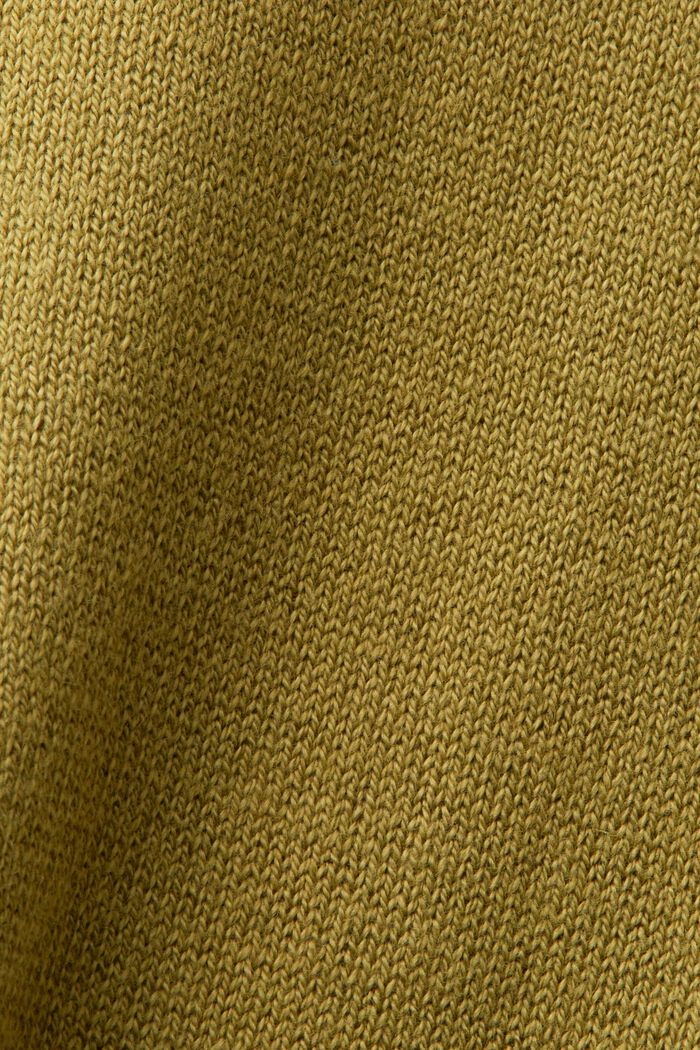 Open knit cardigan, 100% cotton, PISTACHIO GREEN, detail image number 5