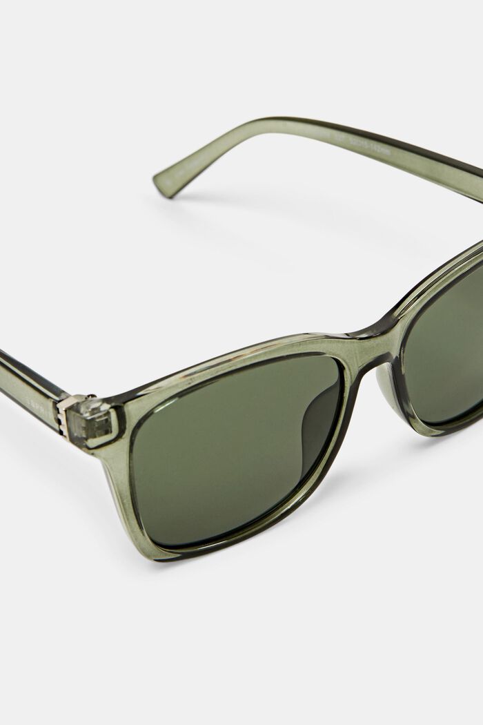 Angular sunglasses, OLIVE GREEN, detail image number 1