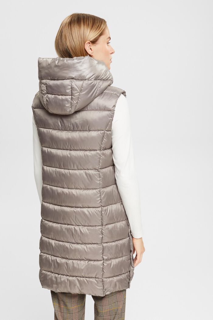 Long quilted body warmer with 3M™ Thinsulate™, LIGHT GUNMETAL, detail image number 3