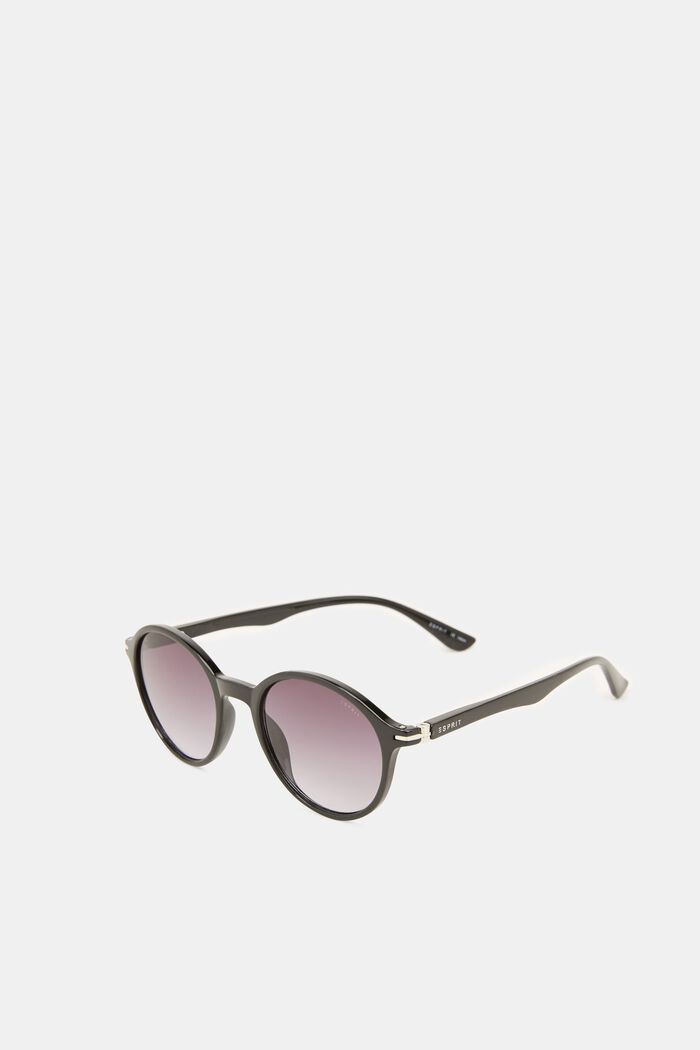 Sunglasses with transparent frame, BLACK, overview