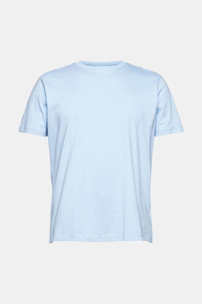 Jersey T-shirt with a logo print, LIGHT BLUE, detail image number 5