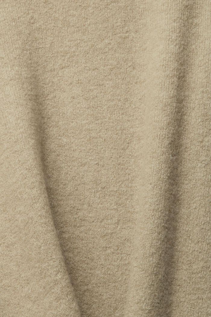 Wool blend jumper, PALE KHAKI, detail image number 1