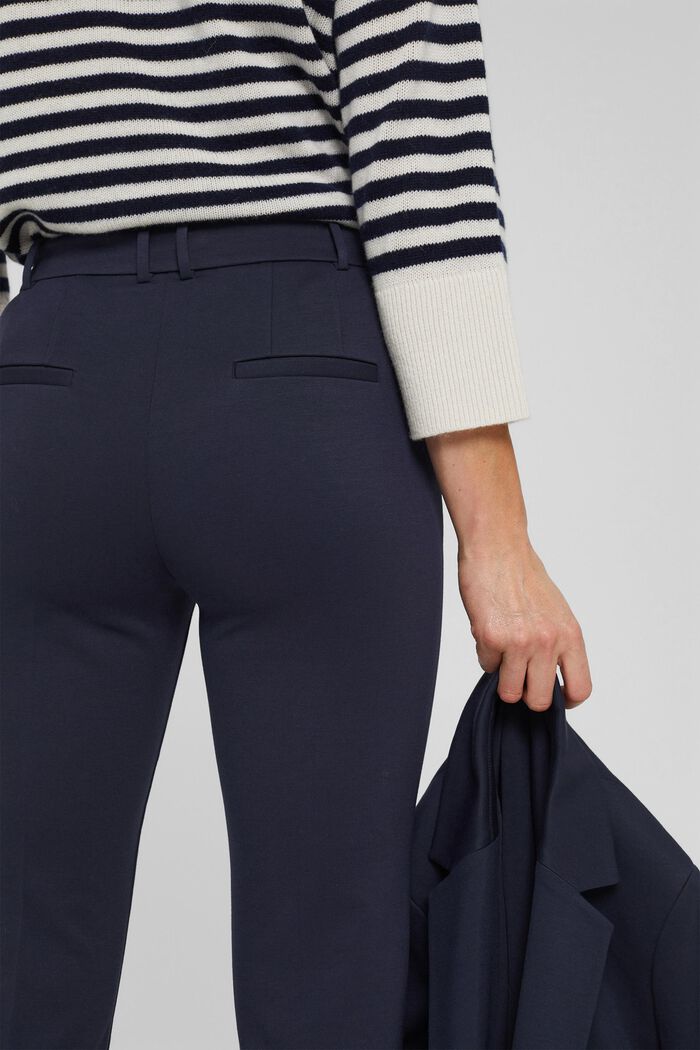 PUNTO mix + match bootcut trousers, NAVY, detail image number 4