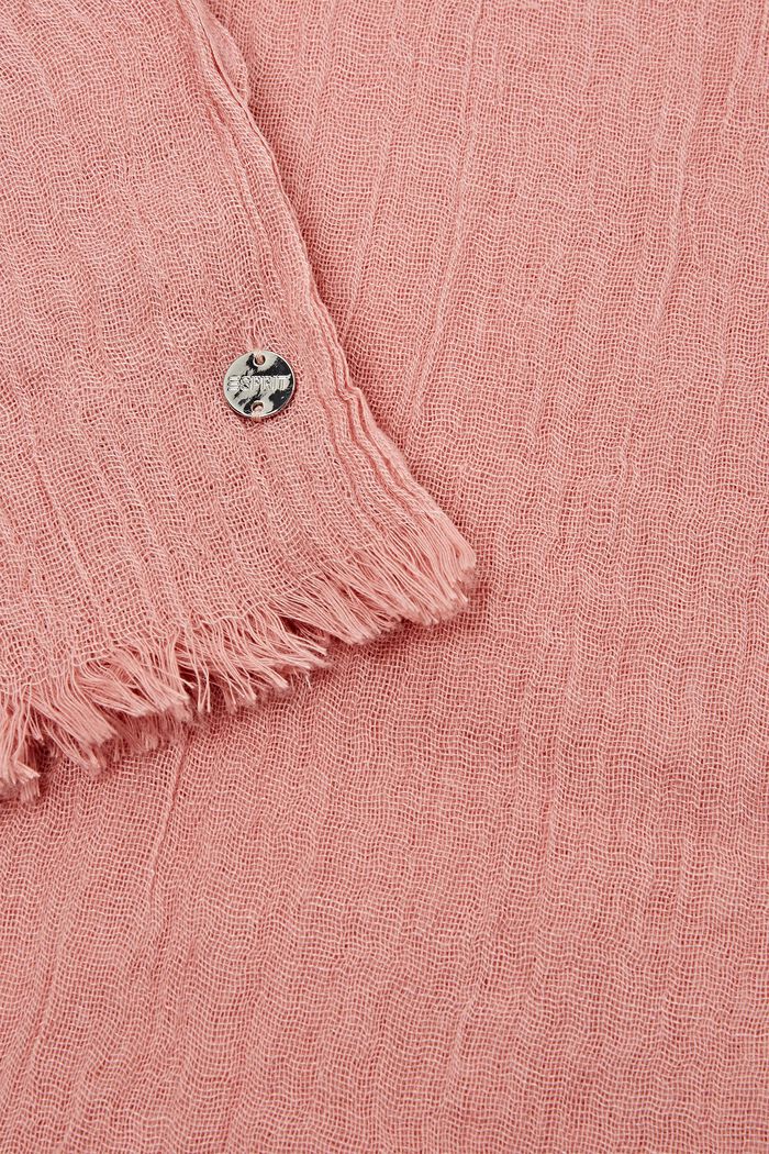 Scarf with crinkle effect, PINK, detail image number 1
