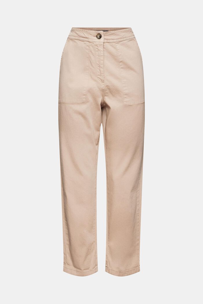High-rise trousers made of organic cotton