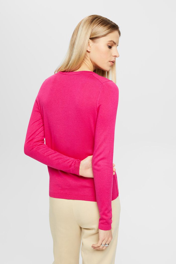 Knitted jumper, NEW PINK FUCHSIA, detail image number 3