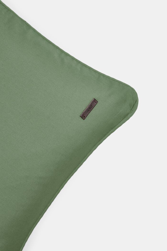 Cushion cover made of 100% cotton, GREEN, detail image number 1