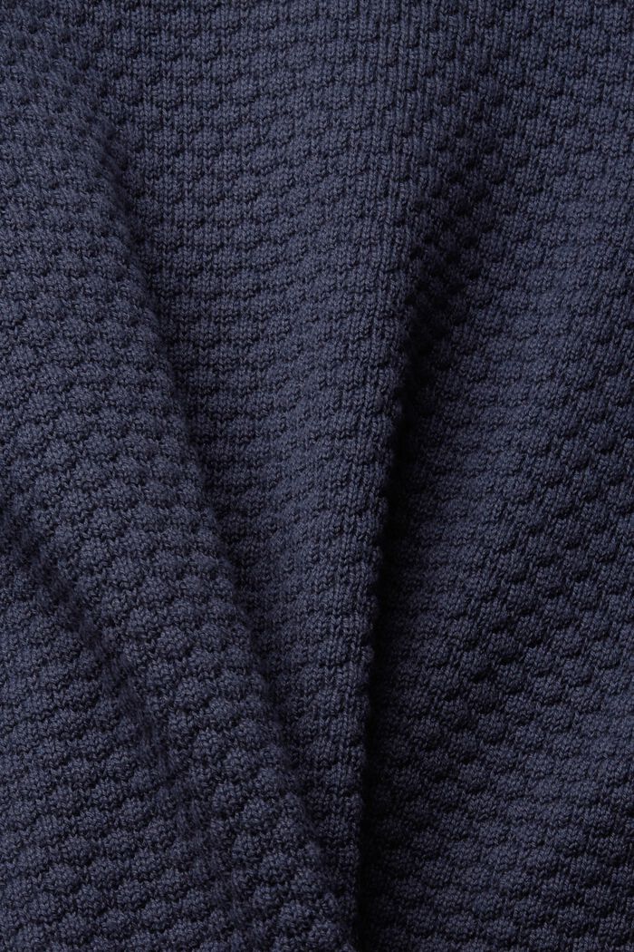 Textured knit jumper, NAVY, detail image number 4