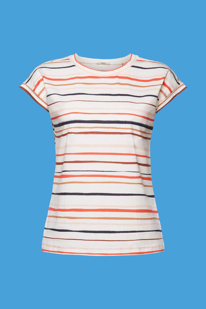 Striped t-shirt, 100% cotton, ICE, detail image number 6