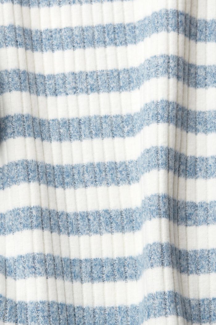 Striped sweater, PETROL BLUE, detail image number 1