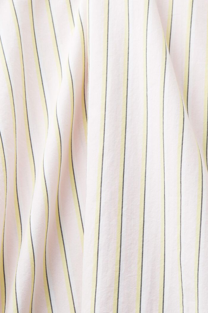Striped Cotton Shirt, PASTEL PINK, detail image number 4