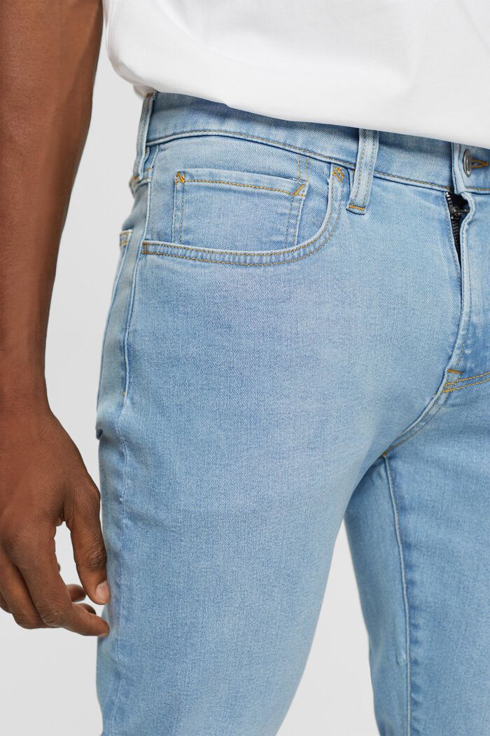 Slim fit jeans, Dual Max, BLUE LIGHT WASHED, detail image number 3