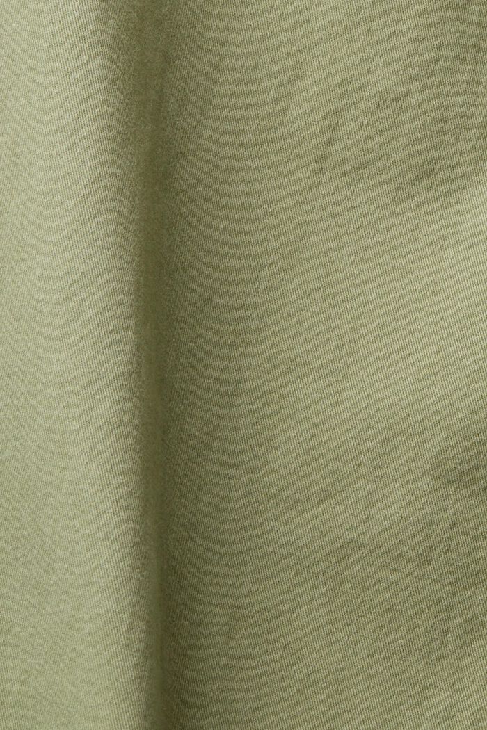 Stretch cotton chino, LIGHT KHAKI, detail image number 6