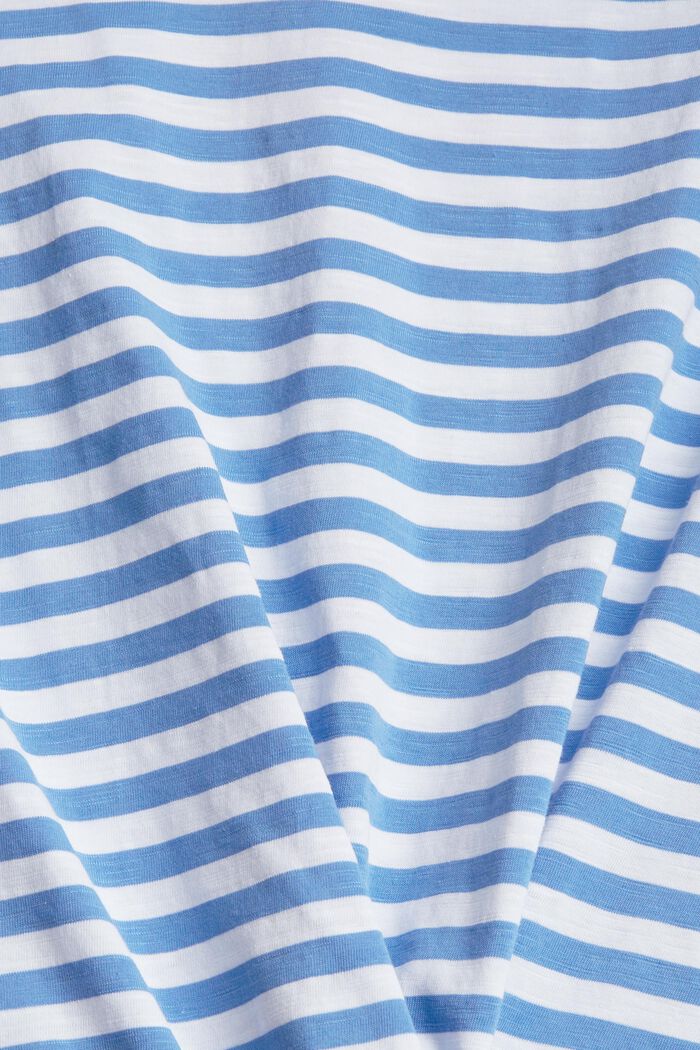 Striped T-shirt in organic cotton, LIGHT BLUE LAVENDER, detail image number 1