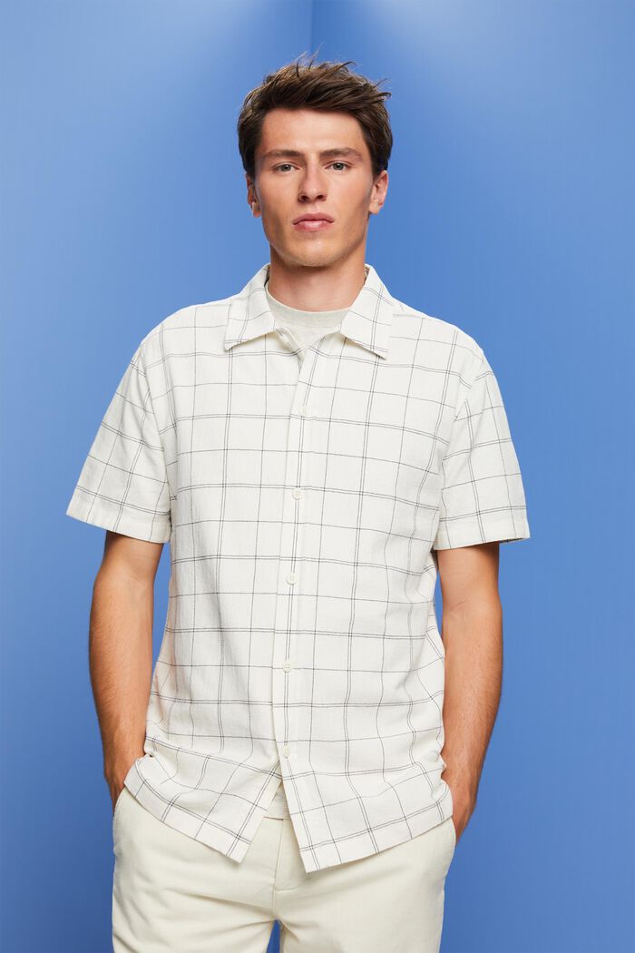 Short sleeve shirt, 100% cotton, ICE, detail image number 0