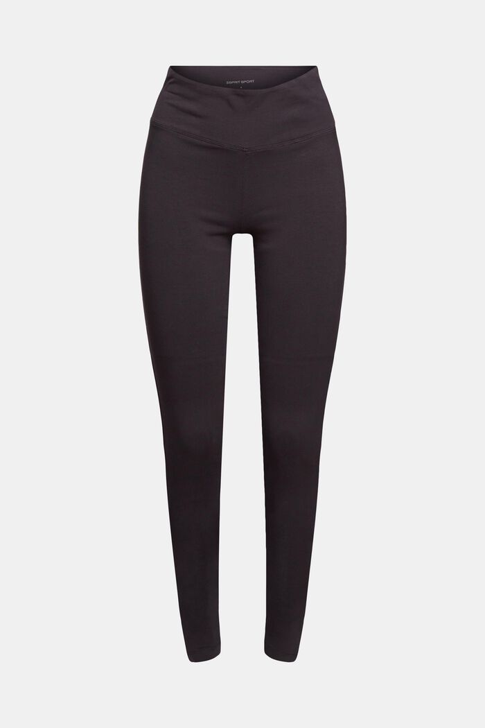 Leggings with stirrups, made of organic blended cotton