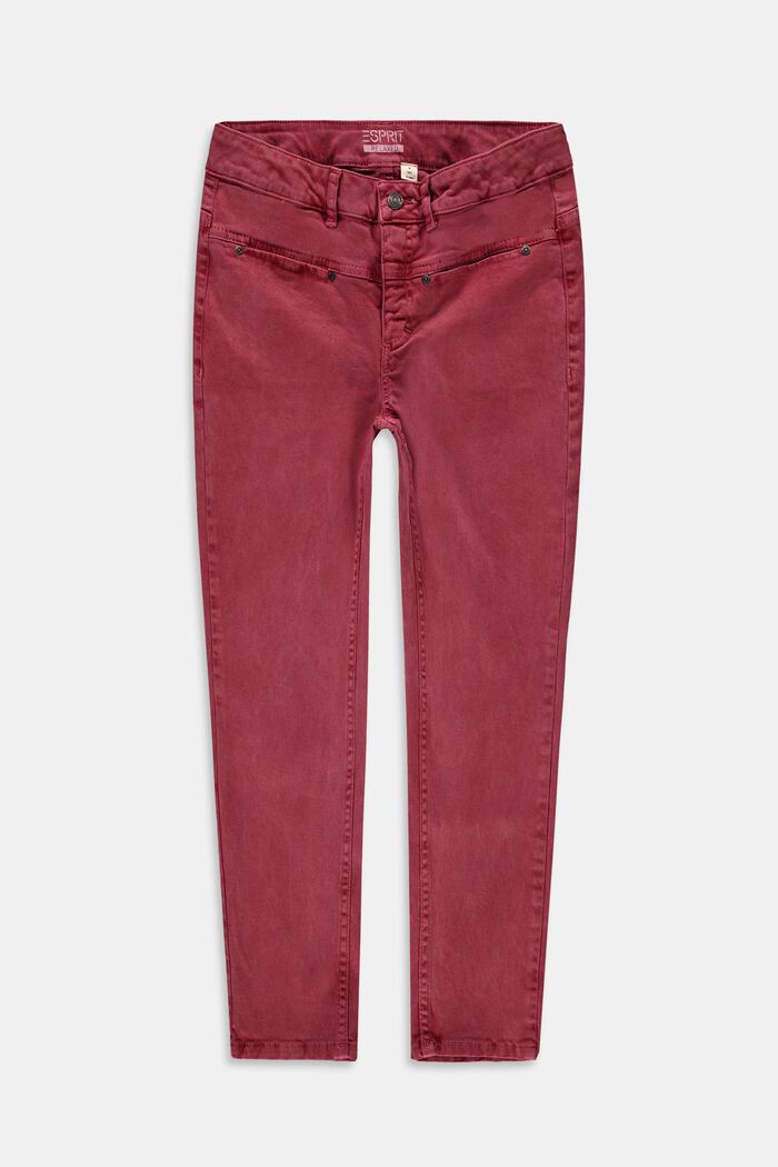 Trousers with organic cotton