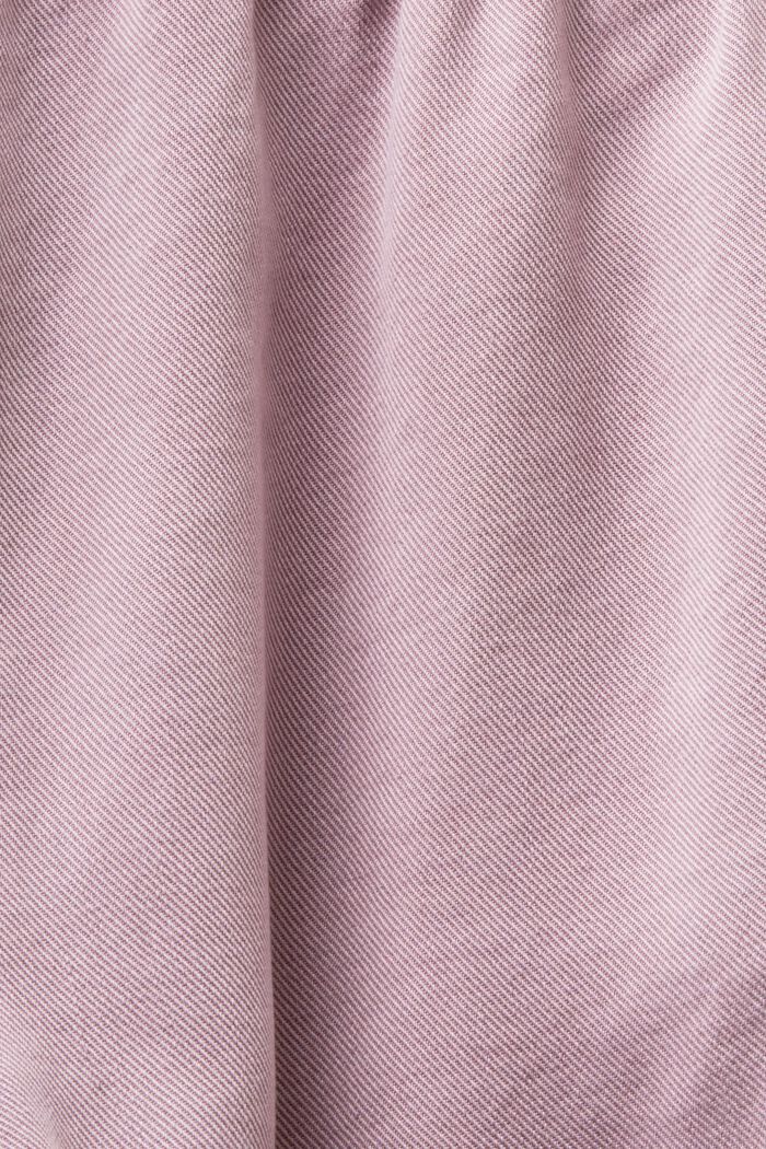 Twill Pull-On Shorts, MAUVE, detail image number 6