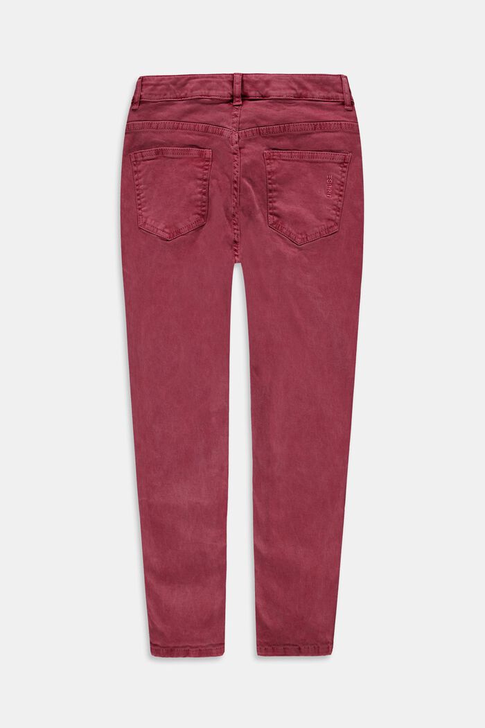 Trousers with organic cotton