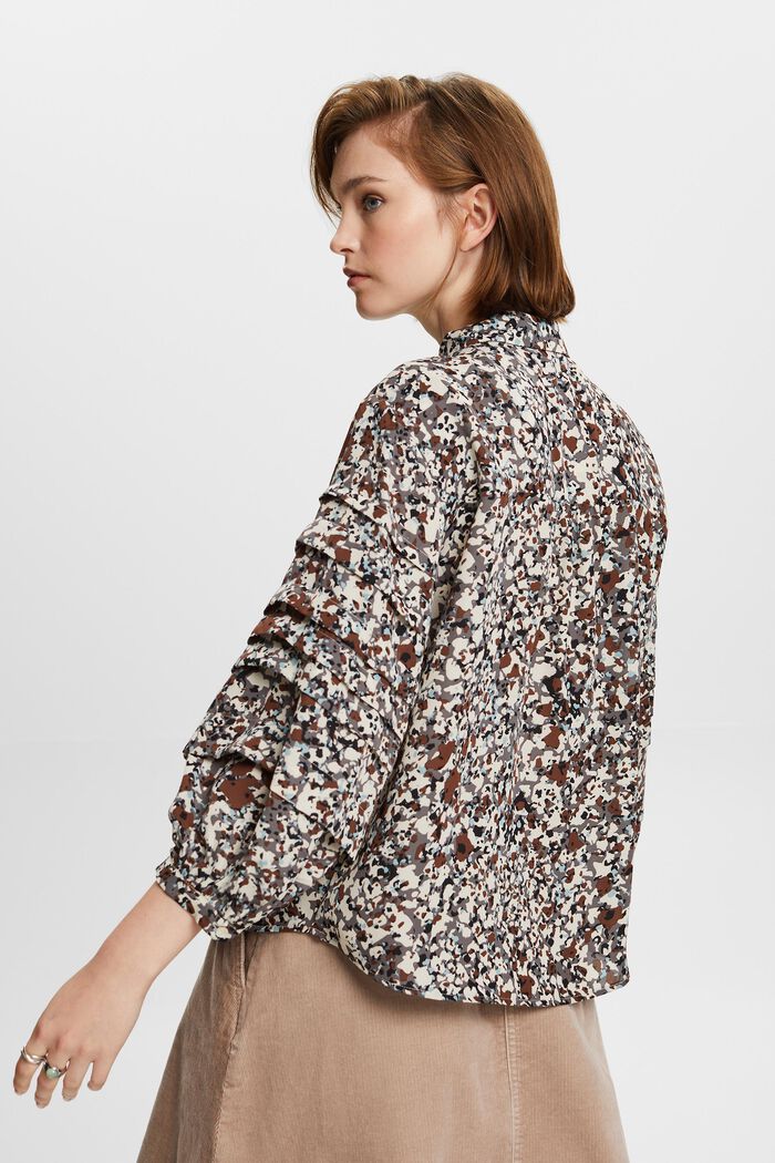 ESPRIT - Recycled: patterned blouse at our online shop