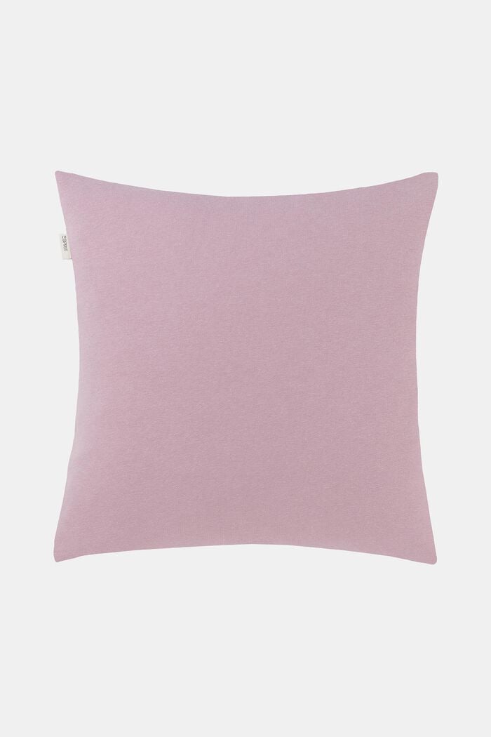 Cushion cover with embroidered curved line pattern, LILAC, detail image number 3