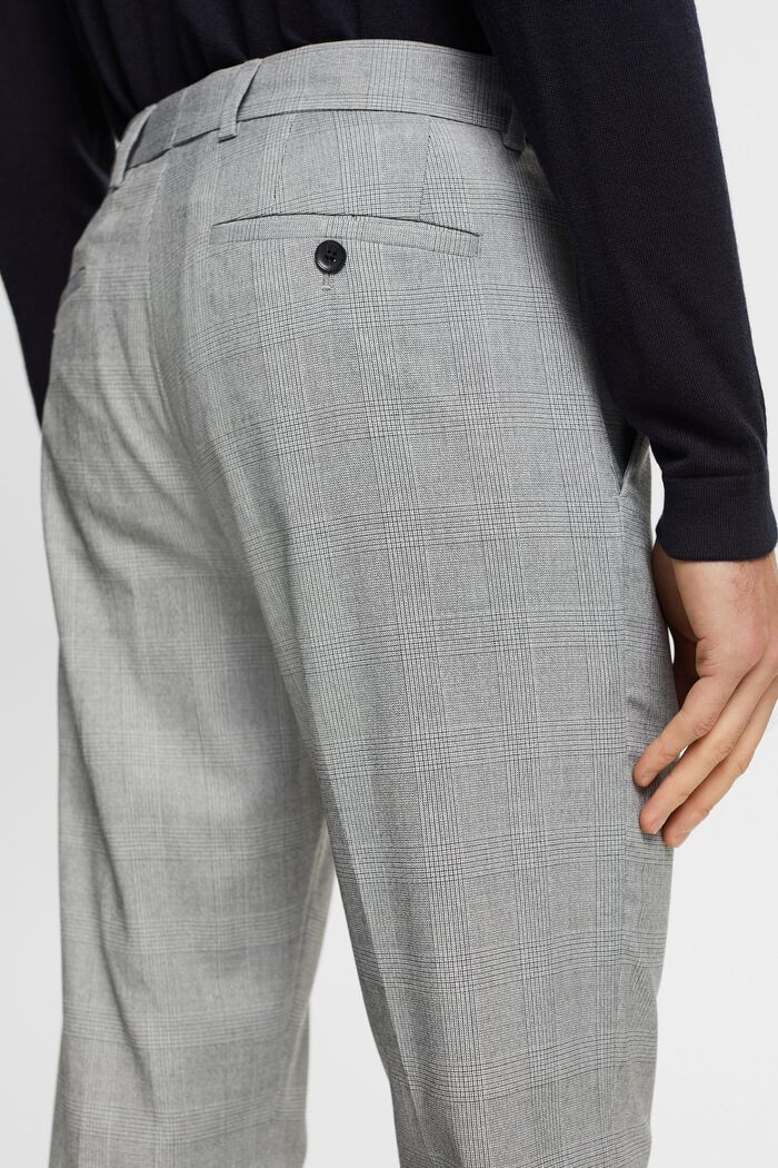 Checkered trousers, LIGHT GREY, detail image number 4