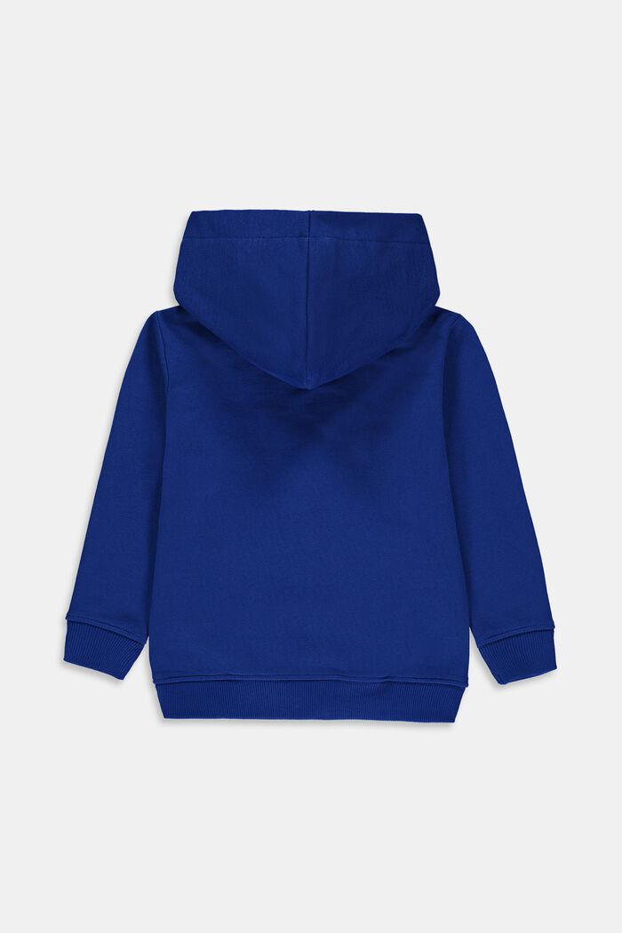 Logo hoodie in 100% cotton, BRIGHT BLUE, detail image number 1