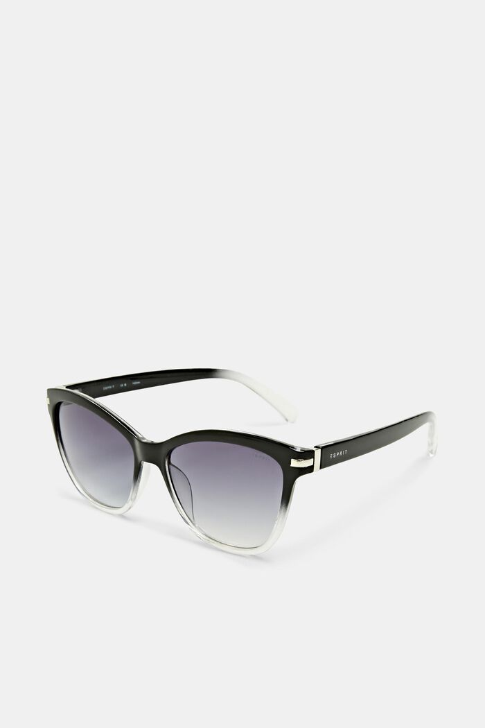 Gradient Cat-Eye Sunglasses, BLACK, detail image number 0