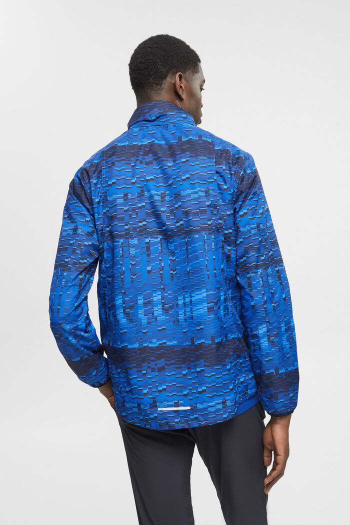 Water-resistant hooded jacket, BRIGHT BLUE, detail image number 3