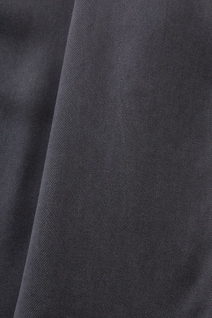 Cropped Twill Joggers, ANTHRACITE, detail image number 5