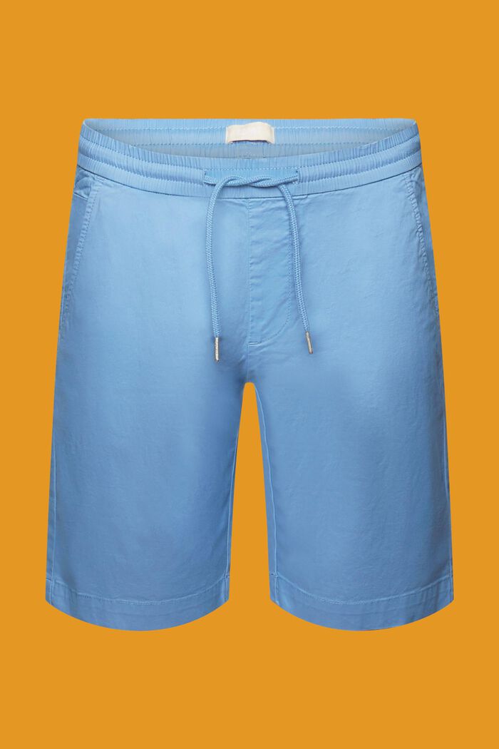 Cotton Twill Shorts, LIGHT BLUE, detail image number 7