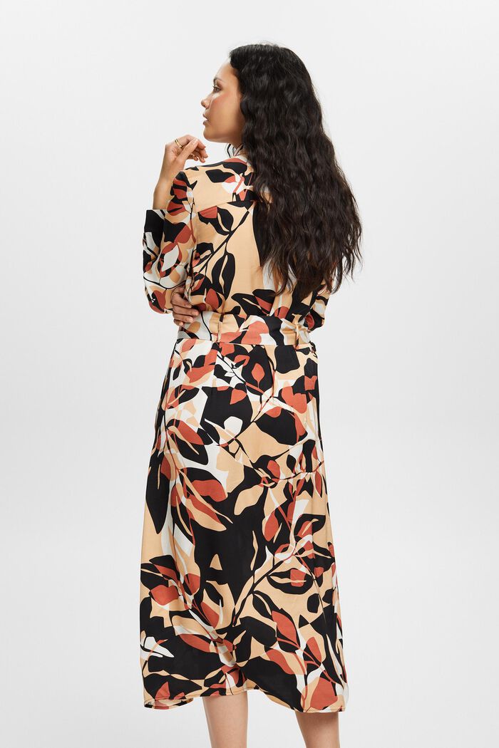 ESPRIT - Patterned satin dress at our online shop