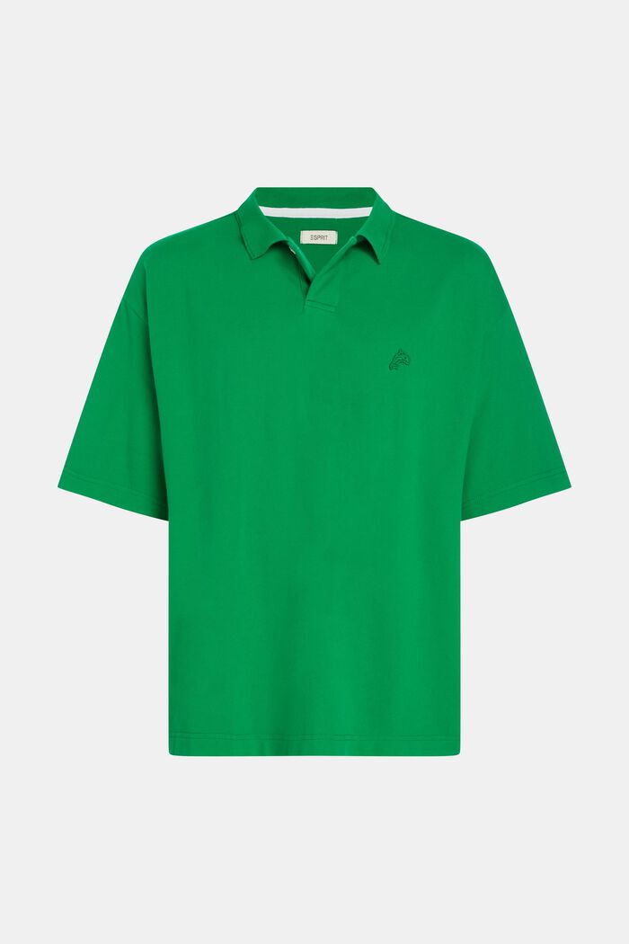 Dolphin Tennis Club Relaxed Polo, GREEN, detail image number 4