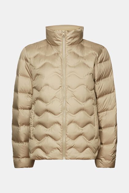 Recycled: quilted puffer jacket