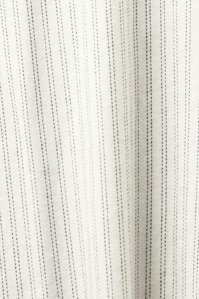 Pinstriped Cotton Flannel Shirt, ICE, detail image number 5