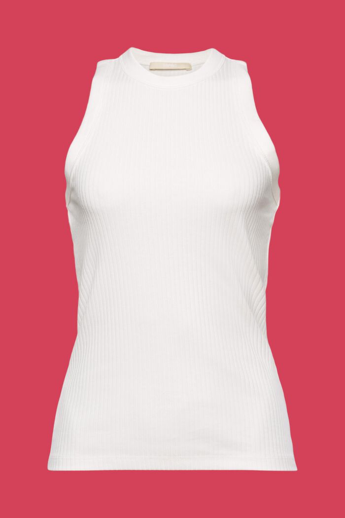 ESPRIT - Rib knit tank top at our online shop