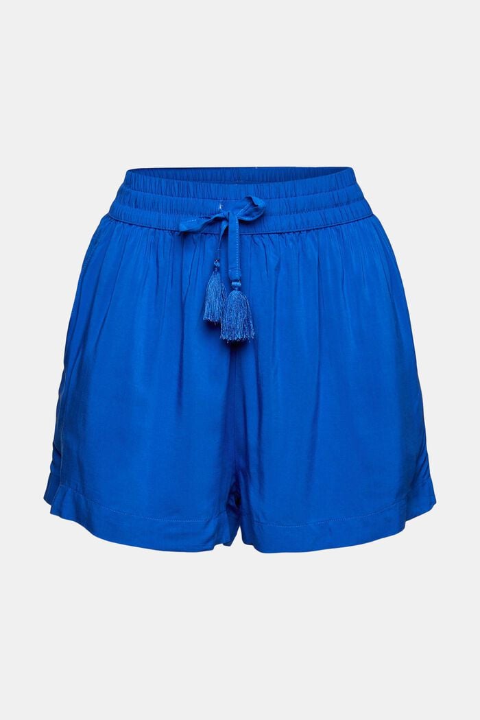 Shorts with tassels, LENZING™ ECOVERO™
