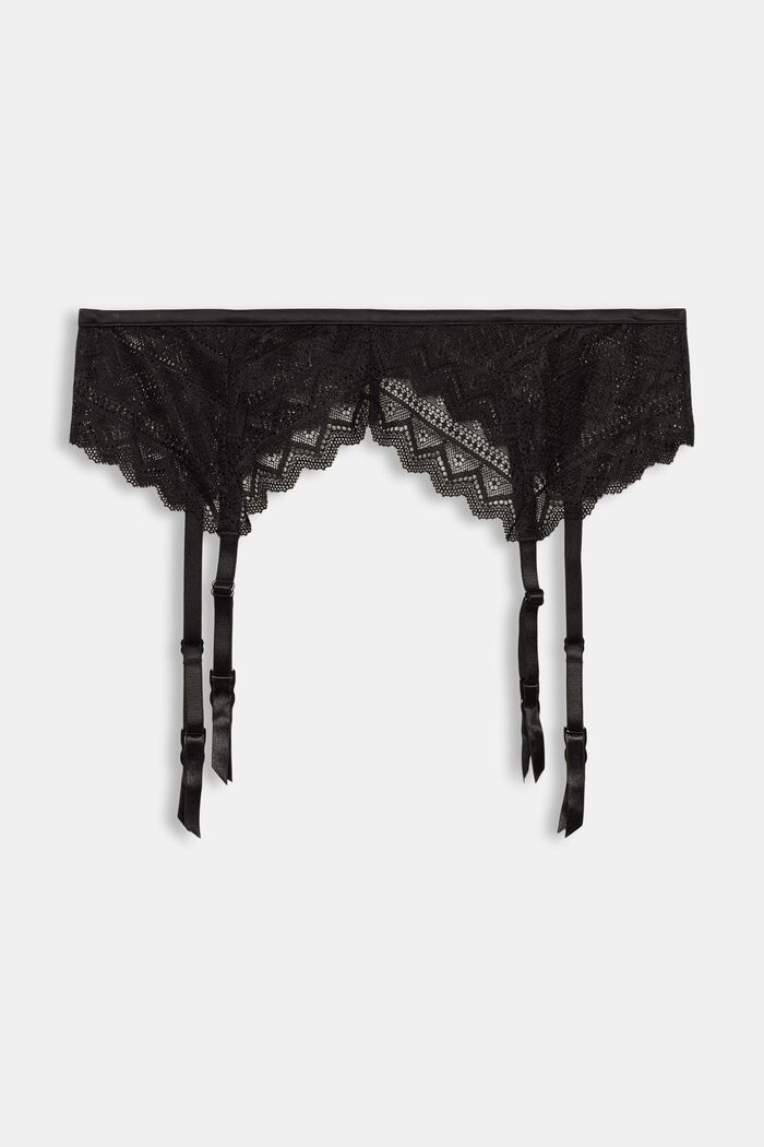 Recycled: lace garter belt