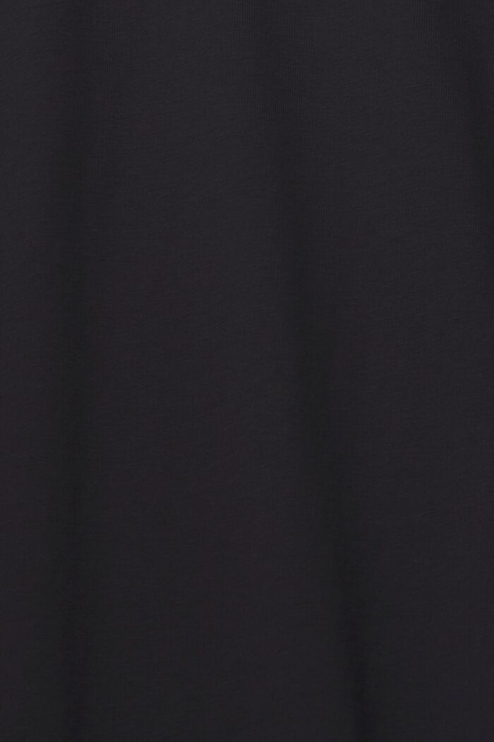 Jersey long sleeve, 100% cotton, BLACK, detail image number 1