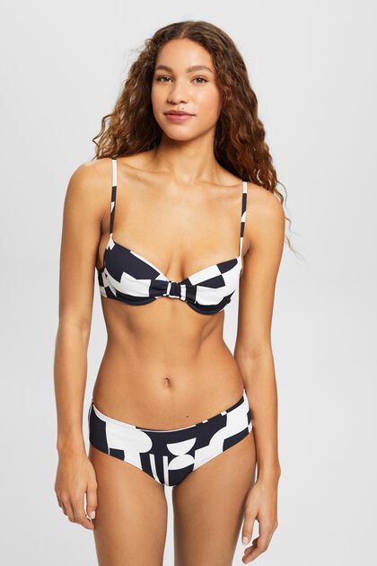 Cube beach padded & underwired bikini top