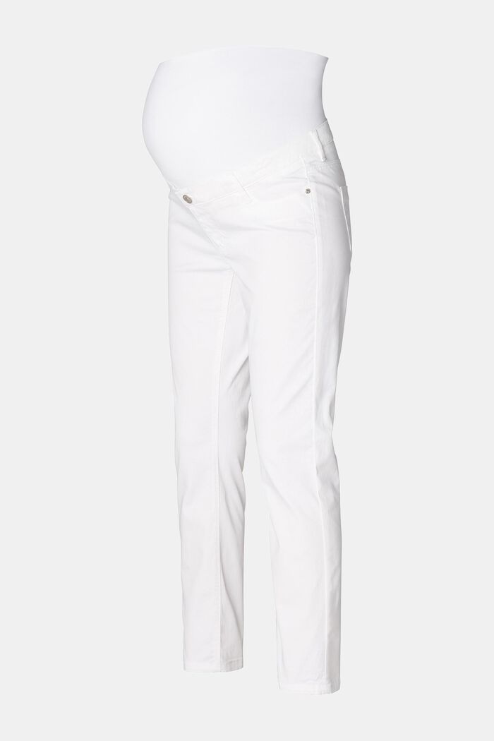 Trousers with over-bump waistband